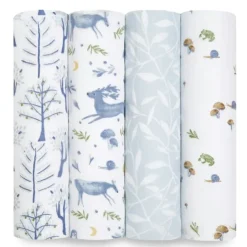 Stroller|Aden + Anais outdoors ORGANIC 4-pack swaddles - cutbabycare.com | baby boutique & care hub