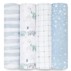 Stroller|Aden + Anais rising star 4-pack muslin swaddles - cutbabycare.com | baby boutique & care hub