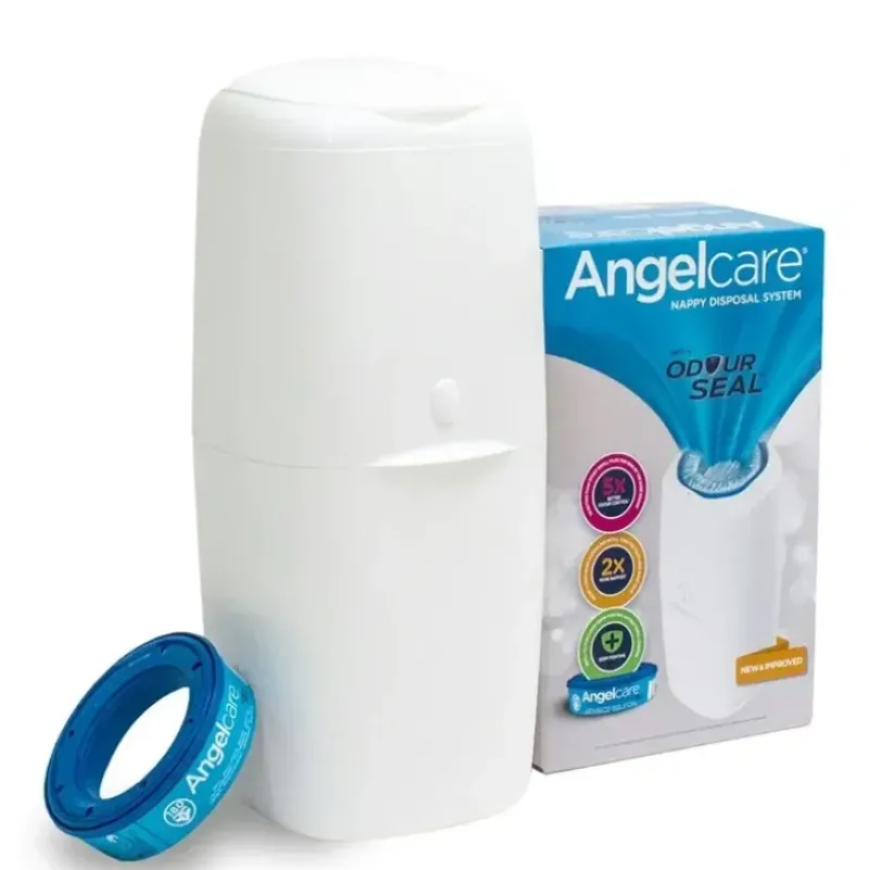 Shop All|Angelcare Odour Seal Nappy Disposal System/Bin Starter w/ 1 Cassettes Refills - cutbabycare.com | baby boutique & care hub