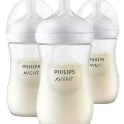 Shop All|Avent - 3Pk Natural Baby Bottle With Natural Response Nipple, Clear, 9Oz - cutbabycare.com | baby boutique & care hub