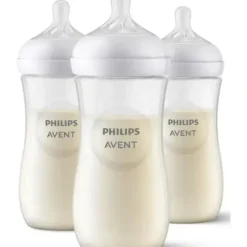 Shop All|Avent - 3Pk Natural Baby Bottle With Natural Response Nipple, Clear, 11Oz - cutbabycare.com | baby boutique & care hub