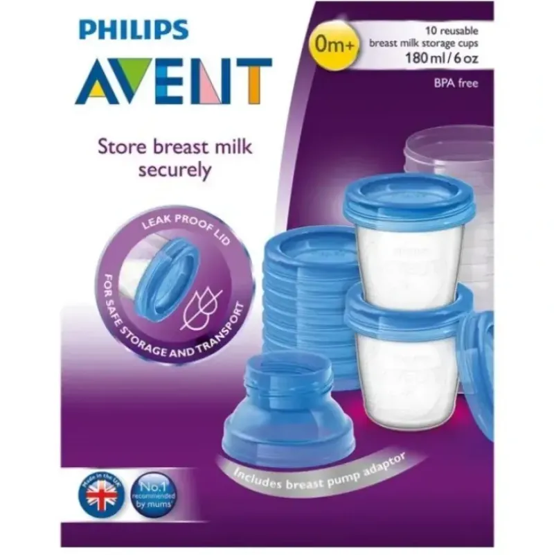 Shop All|Avent Breast Milk Storage Cups 10 Pack - cutbabycare.com | baby boutique & care hub