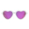 Shop All|Babiators - The Sweetheart Wicked White Heart Shaped W/ Polarized Pink Lens Mirror baby sunglasses - Ages 3-5 - cutbabycare.com | baby boutique & care hub