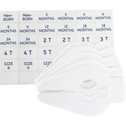 Shop All|Baby Buddy - 5Pk Size-It Closet Organizers, White - cutbabycare.com | baby boutique & care hub