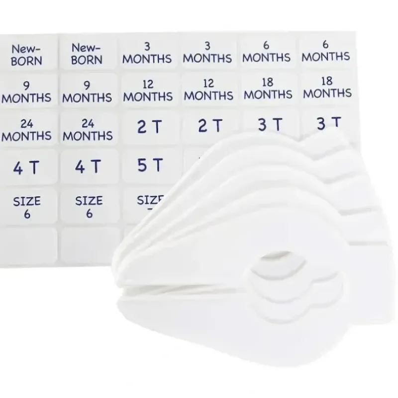 Shop All|Baby Buddy - 5Pk Size-It Closet Organizers, White - cutbabycare.com | baby boutique & care hub