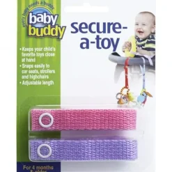 Car Seats|Baby Buddy - Secure A Toy Tether, Pink/Lilac - cutbabycare.com | baby boutique & care hub