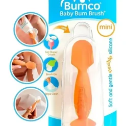 Shop All|Baby Bum - Mini Brush Orange Diaper Ointment Applicator - cutbabycare.com | baby boutique & care hub