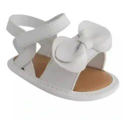 Shop All|Baby Deer - Baby Girl Waddle Brooke Sandal Soft Sole, White - cutbabycare.com | baby boutique & care hub