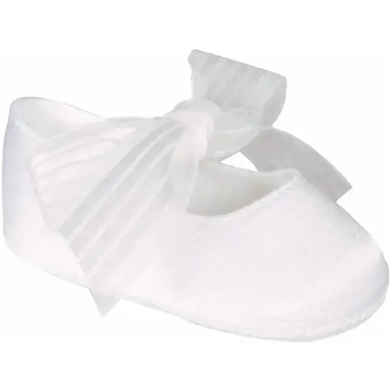 Shop All|Baby Deer - Trimfoot Dress Shoes with Ribbon, White - cutbabycare.com | baby boutique & care hub