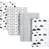 Shop All|Baby Vision - Hudson Baby Unisex Baby Cotton Flannel Burp Cloths, Moon and Back - cutbabycare.com | baby boutique & care hub