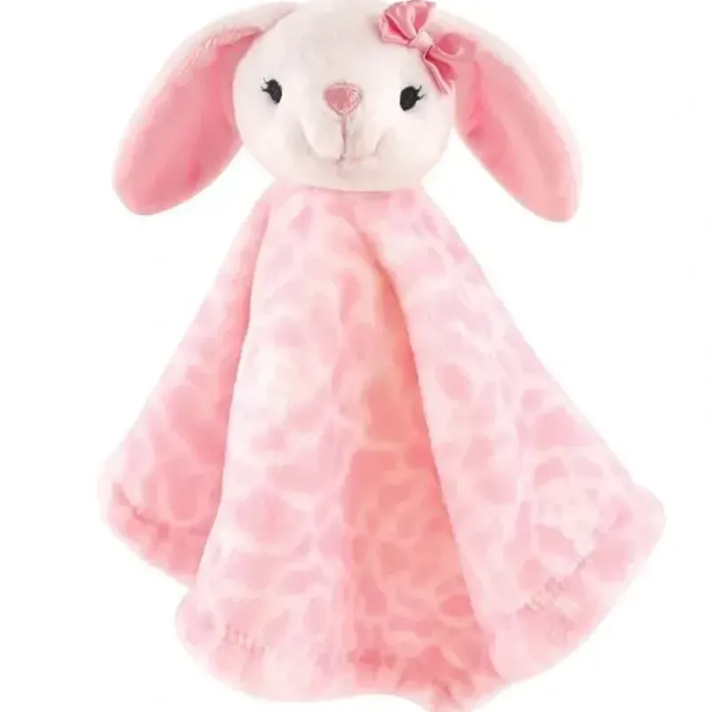 Shop All|Baby Vision - Hudson Baby Security Blanket, Pink Bunny - cutbabycare.com | baby boutique & care hub