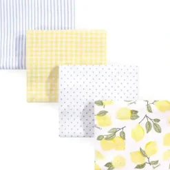 Shop All|Baby Vision - Hudson Baby Unisex Baby Cotton Flannel Receiving Blankets, Lemons - cutbabycare.com | baby boutique & care hub
