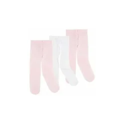 Shop All|Baby Vision - Luvable Friends girls Nylon Tights, Pink, 2-4T, 3Pk - cutbabycare.com | baby boutique & care hub