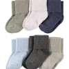 Shop All|Baby Vision - Luvable Friends Unisex Baby Newborn and Baby Socks Set, Blue/Grey, 12-24M, 6Pk - cutbabycare.com | baby boutique & care hub