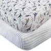 Shop All|Baby Vision - Unisex Baby Organic Cotton Crib Sheet, Dino - cutbabycare.com | baby boutique & care hub