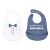 Shop All|Baby Vision Baby Silicone Bibs, One Size Mommy's Little Gentleman (2PK) - cutbabycare.com | baby boutique & care hub