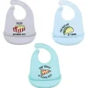 Shop All|Baby Vision Baby Silicone Bibs, One Size Fast Food (3PK) - cutbabycare.com | baby boutique & care hub