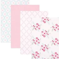 Shop All|Baby Vision, Luvable Friends 4 Piece Flannel Receiving Blankets, Floral - cutbabycare.com | baby boutique & care hub