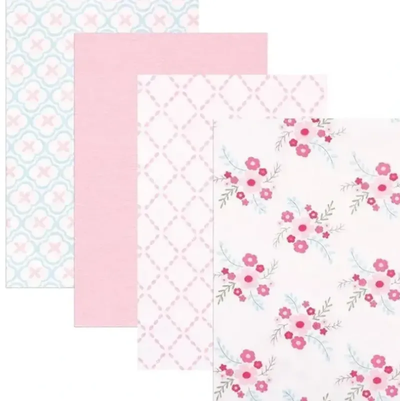 Shop All|Baby Vision, Luvable Friends 4 Piece Flannel Receiving Blankets, Floral - cutbabycare.com | baby boutique & care hub