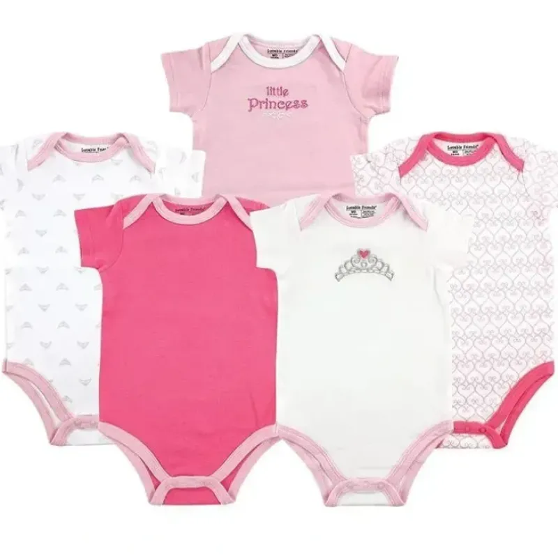 Shop All|Baby Vision 5Pk Bodysuit - Tiara - cutbabycare.com | baby boutique & care hub