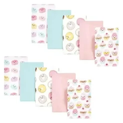 Shop All|Baby Vision 10Pk Flannel Burp Cloth, Sweetest Cupcake - cutbabycare.com | baby boutique & care hub