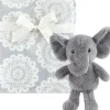 Stroller|Baby Vision Plush Blanket With Toy, Snuggly Elephant - cutbabycare.com | baby boutique & care hub