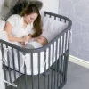 Health Safety|BabyBay Bedside Cosleeper, Slate Gray Finish - cutbabycare.com | baby boutique & care hub