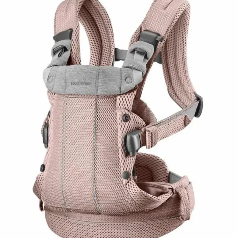 Shop All|BabyBjorn - Baby Carrier Harmony 3D Mesh, Dusty Pink - cutbabycare.com | baby boutique & care hub