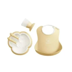 Shop All|BabyBjorn - Baby Dinner Set, 5 pcs Powder Yellow - cutbabycare.com | baby boutique & care hub