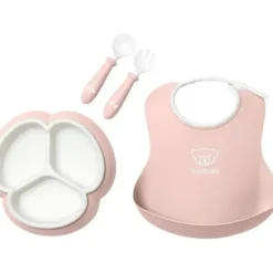 Shop All|BabyBjorn - 4Pk Mealtime Set, Powder Pink - cutbabycare.com | baby boutique & care hub
