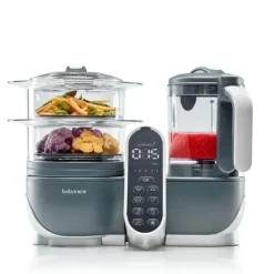Health Safety|Babymoov Duo Meal Station 5-in-1 Food Maker with Steam Cooker, Blend & Puree, Grey - cutbabycare.com | baby boutique & care hub