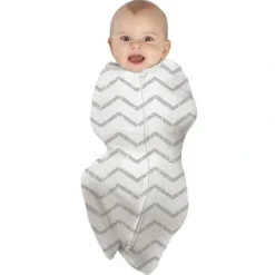Health Safety|babystudio swaddlepouch cotton large (3-9m) - grey lines - cutbabycare.com | baby boutique & care hub