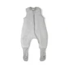 Health Safety|babystudio warmies cotton sleeveless with legs 2.5 TOG - Grey Marle/Grey Lines - cutbabycare.com | baby boutique & care hub