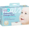 Shop All|BabyU Disposable Change Mats 10 Pack - cutbabycare.com | baby boutique & care hub