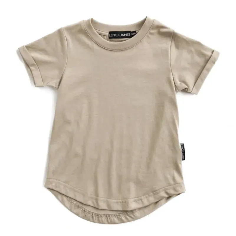 Shop All|BASIC TEE - SAND - cutbabycare.com | baby boutique & care hub