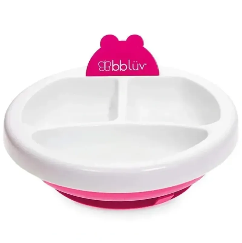 Shop All|Bbluv - Plat Warm Feeding Plate, Pink - cutbabycare.com | baby boutique & care hub