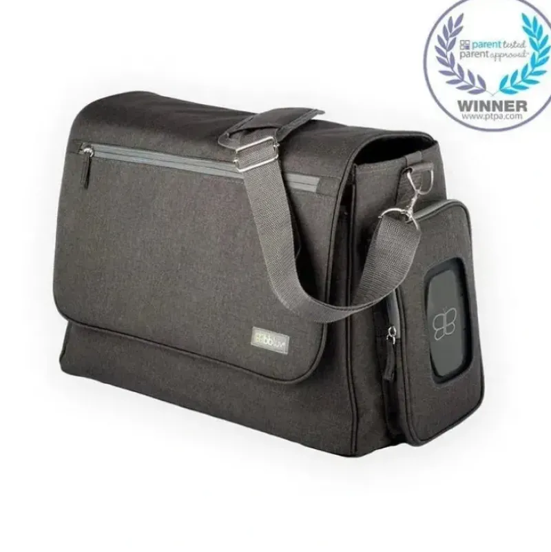 Stroller|Bbluv - Ultra Complete Diaper Bag, Charcoal - cutbabycare.com | baby boutique & care hub