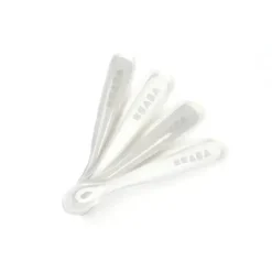 Shop All|Beaba - 4Pk First Stage Silicone Spoons, Cloud - cutbabycare.com | baby boutique & care hub