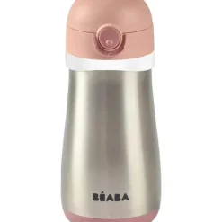Shop All|Beaba - Stainless Steel Kids Water Bottle, Rose - cutbabycare.com | baby boutique & care hub