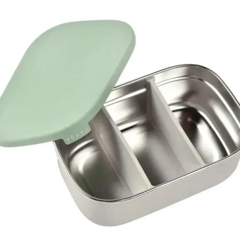 Shop All|Beaba - Stainless Steel Lunch Box, Sage - cutbabycare.com | baby boutique & care hub