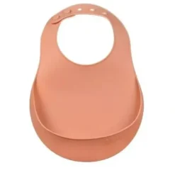 Shop All|Beaba Silicone Baby Infant Toddler Bib With Neck Fastener - Terracotta - cutbabycare.com | baby boutique & care hub