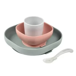 Shop All|Beaba Silicone Suction Meal Set- Eucalyptus - cutbabycare.com | baby boutique & care hub