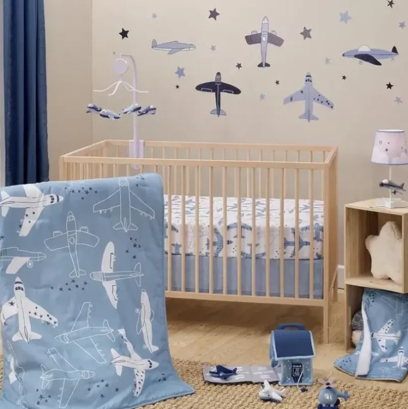 Shop All|Bedtime Originals - Little Aviator 3-Piece Bedding Set - cutbabycare.com | baby boutique & care hub