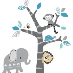 Shop All|Bedtime Originals Jungle Fun Wall Decals, Tree & Animals - cutbabycare.com | baby boutique & care hub