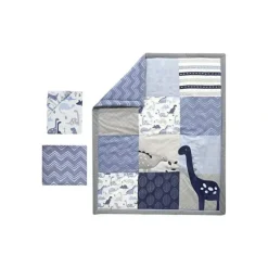 Shop All|Bedtime Originals Roar Dinosaur 3 Piece Crib Bedding Set, Blue/Gray - cutbabycare.com | baby boutique & care hub