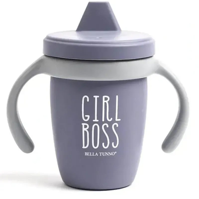 Shop All|Bella Tunno - Girl Boss Happy Sippy Cup, Purple - cutbabycare.com | baby boutique & care hub