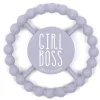 Shop All|Bella Tunno - Girl Boss Happy Teether, Lilac - cutbabycare.com | baby boutique & care hub