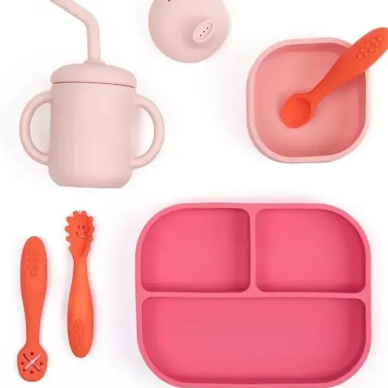 Shop All|Bella Tunno - Little Bites Bundle, Baby Feeding Set, 100% Food-Grade Silicone, Garden Party - cutbabycare.com | baby boutique & care hub