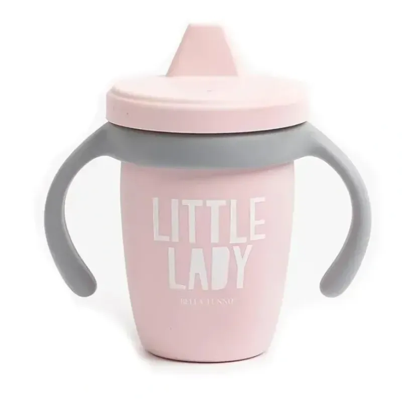 Shop All|Bella Tunno - Little Lady Happy Sippy Cup, Light Pink - cutbabycare.com | baby boutique & care hub