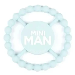Shop All|Bella Tunno - Mini Man Happy Teether, Ligh Blue - cutbabycare.com | baby boutique & care hub